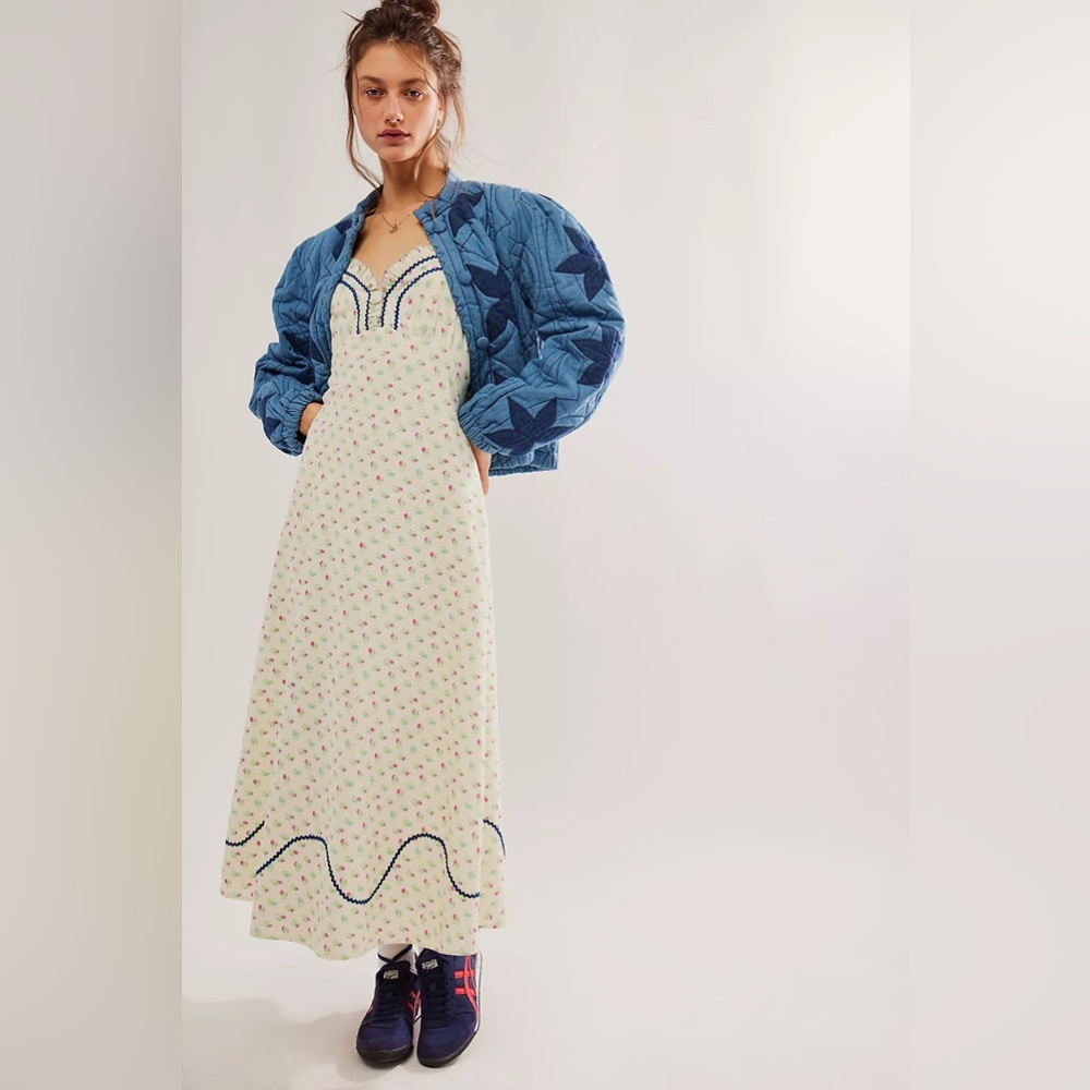 Free People Sweet Hearts Midi Dress